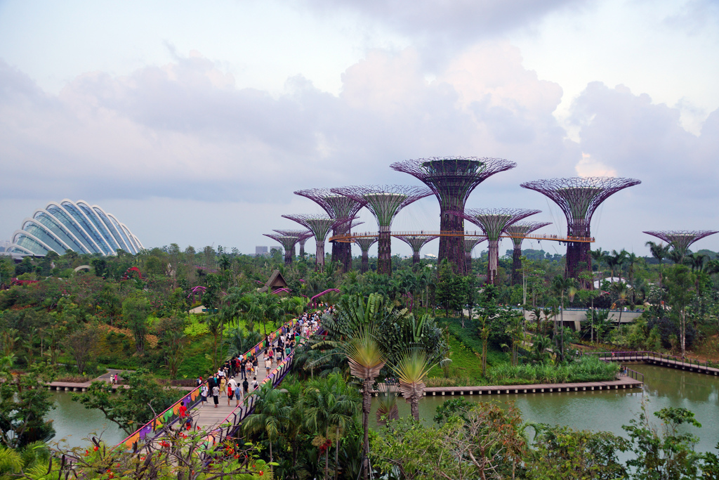 السياحة في سنغافورة - الحدائق الخضراء