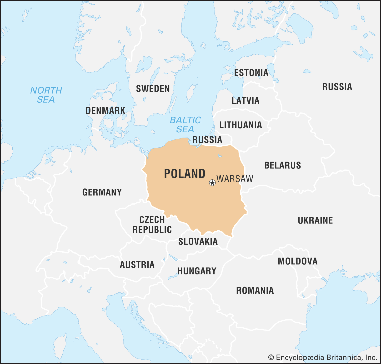 World Data Locator Map Poland 